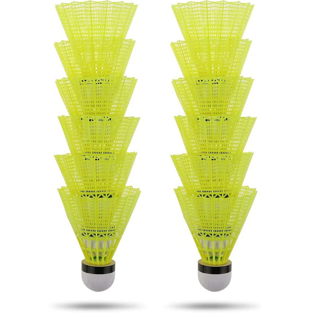 Badminton Nylon Shuttlecock - Novas Petecas de Badminton de Plástico
