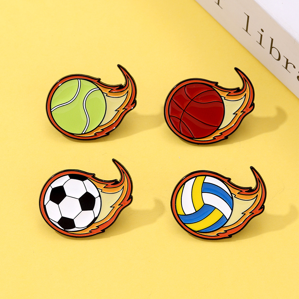 Badminton Icon - Bola de chama dos desenhos animados