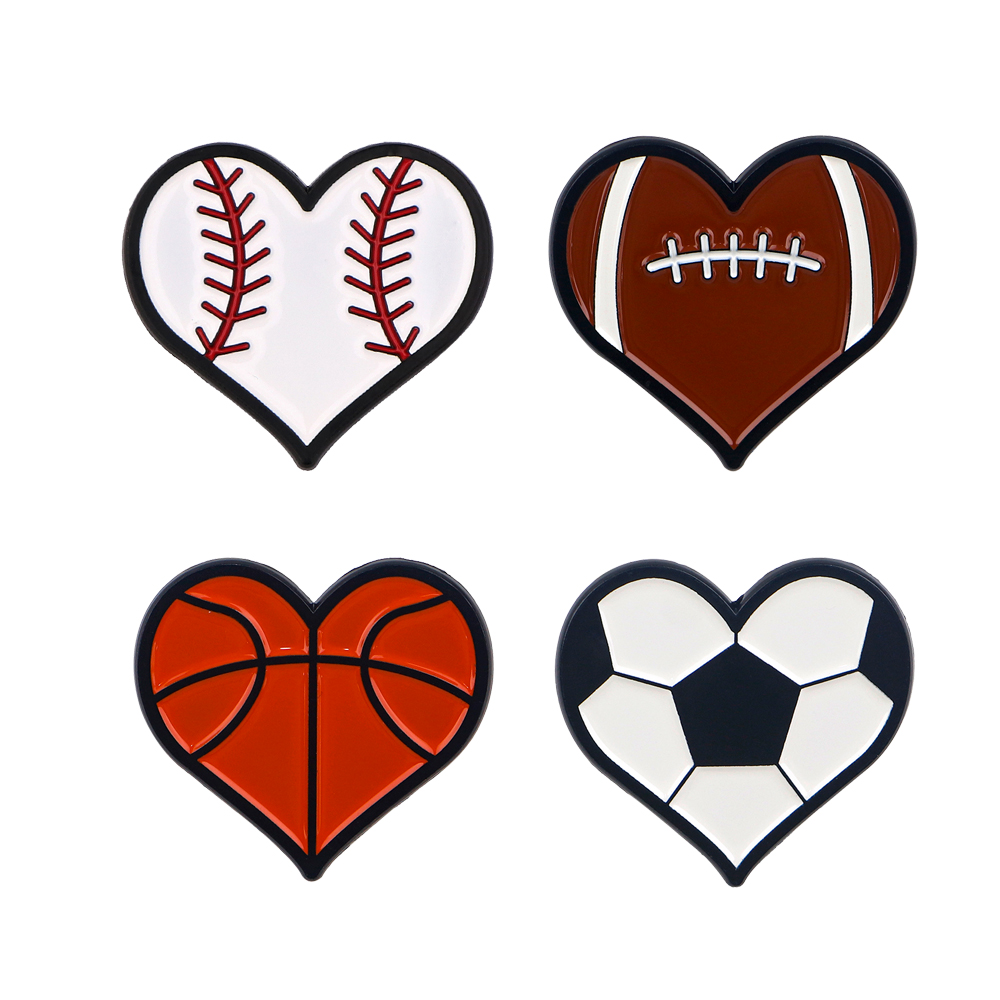 Badminton Icon - Broche de esmalte macio estilo futebol