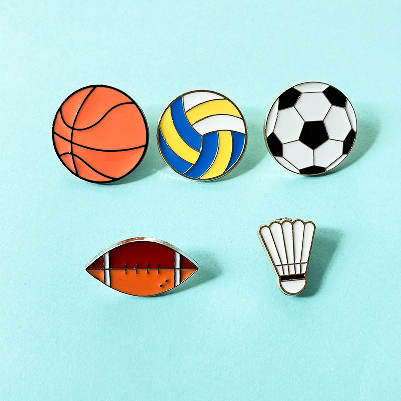 Conjunto de broches de bola es - Badminton Icon avaliação e preço