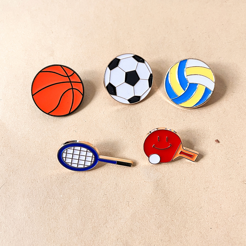 Conjunto de broches de bola es - Badminton Icon avaliação e preço