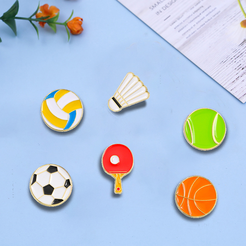 Broche de desenho animado de f - Badminton Icon avaliação e preço