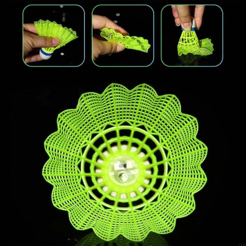 4 pacotes petecas badminton LE - Badminton Nylon Shuttlecock avaliação e preço