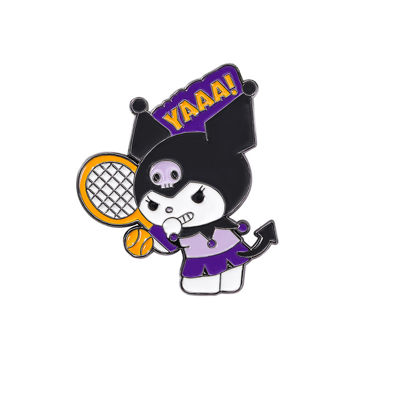 Distintivo de metal sanrio dos - Badminton Icon avaliação e preço
