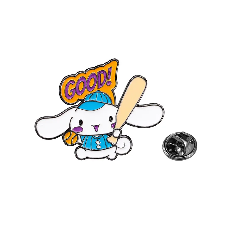 Distintivo de metal sanrio dos - Badminton Icon avaliação e preço